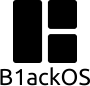 B1ackOS logo