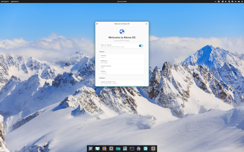 Abora desktop screenshot: Distribution overview