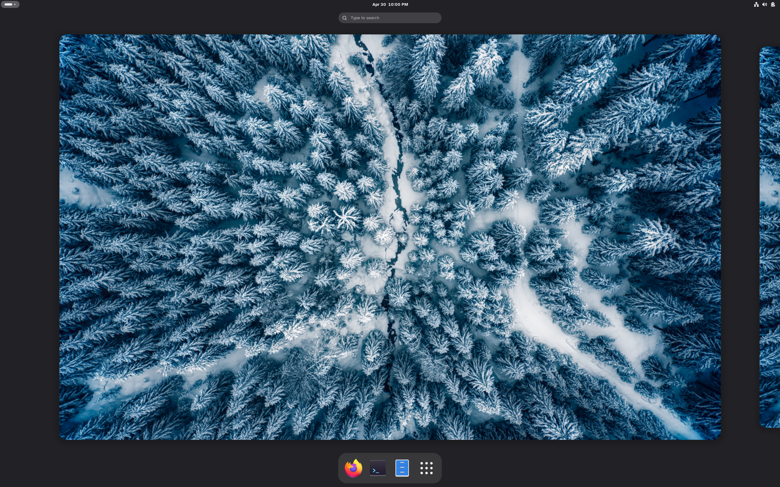 AerynOS desktop screenshot: 2026.05