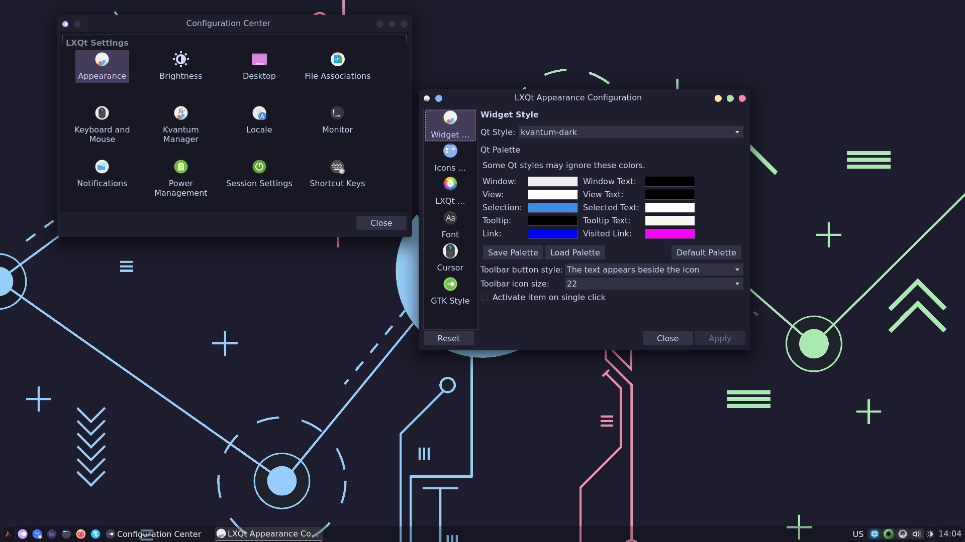 AgarimOS desktop screenshot: 20260117 settings