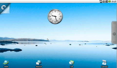 Android desktop screenshot: acer desktop small