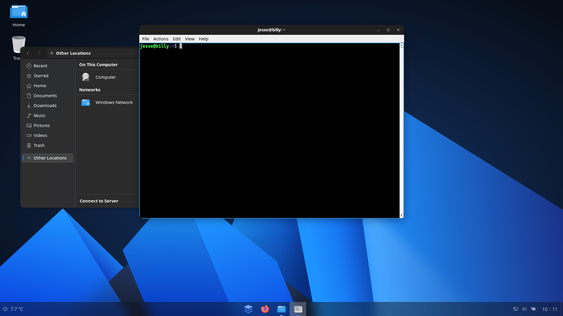 AnduinOS desktop screenshot: 1.0.1 files