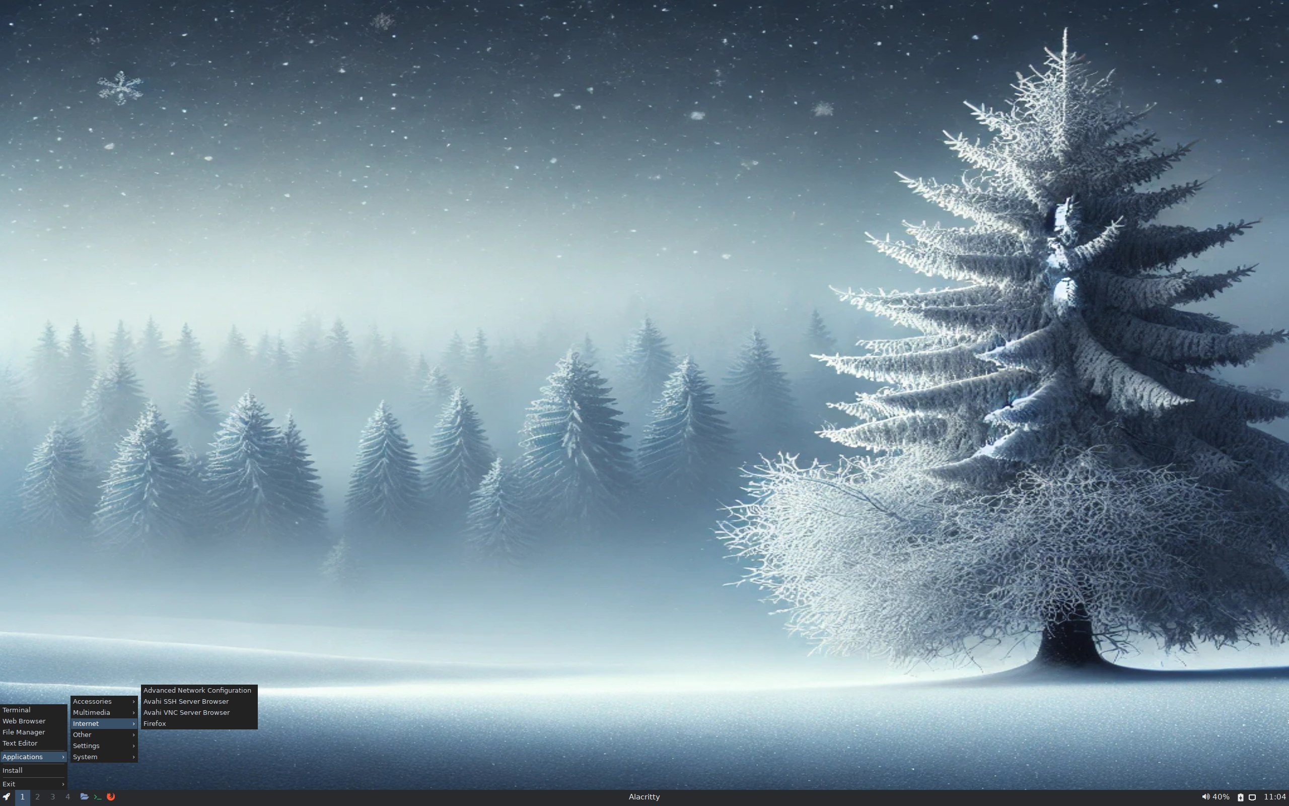 ArchBANG desktop screenshot: 241224