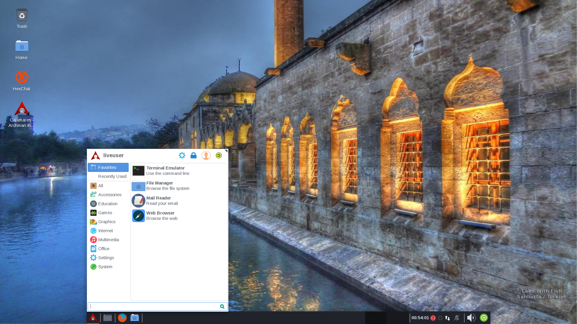 Archman desktop screenshot: 19.09