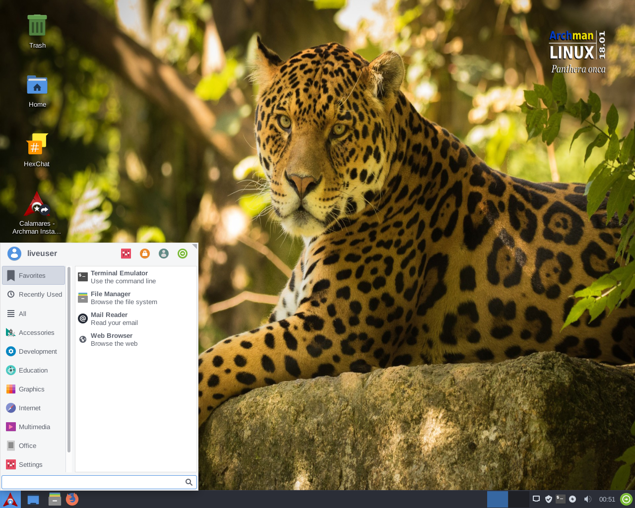 Archman desktop screenshot: 2018.01