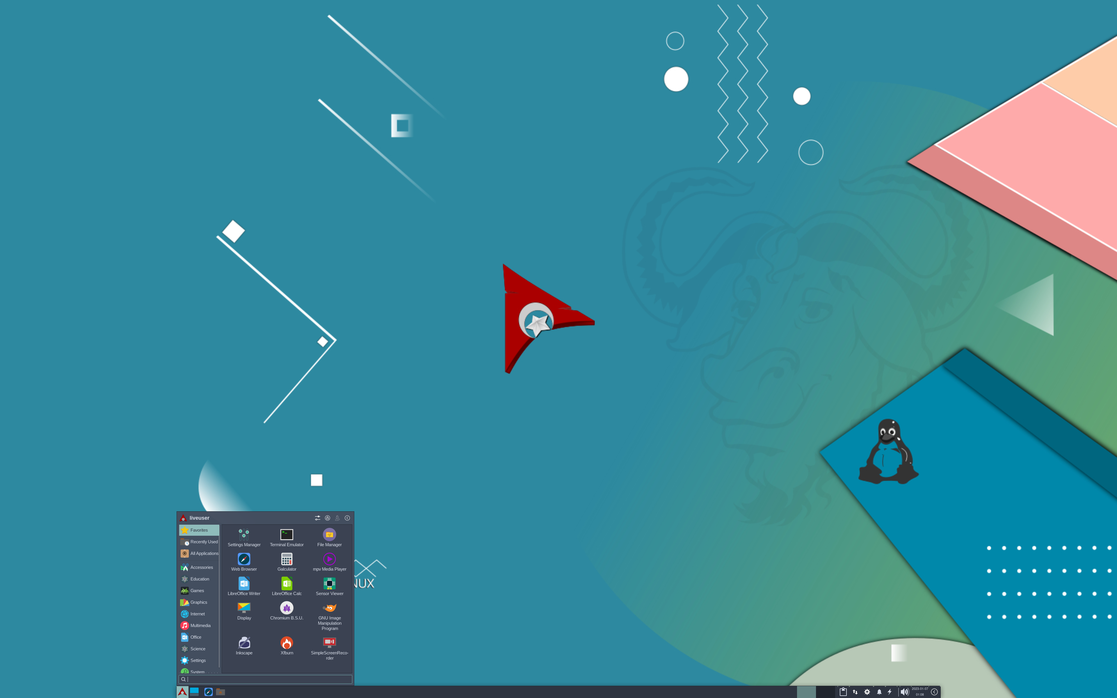 Archman desktop screenshot: 20230107