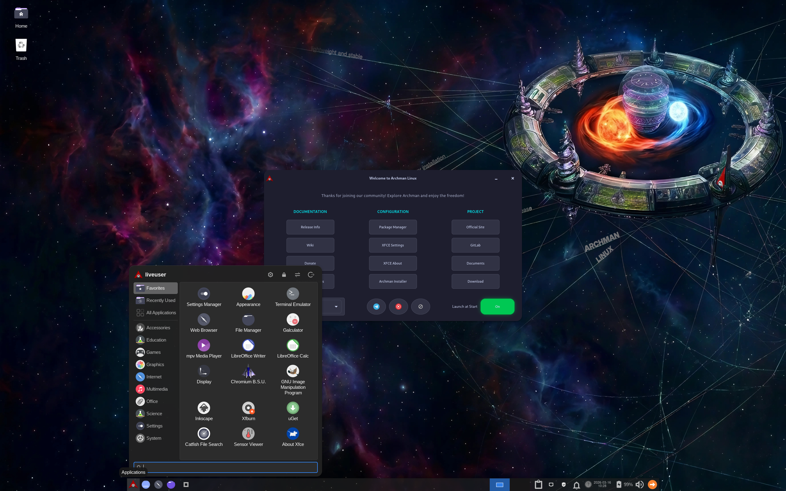 Archman desktop screenshot: 20260315