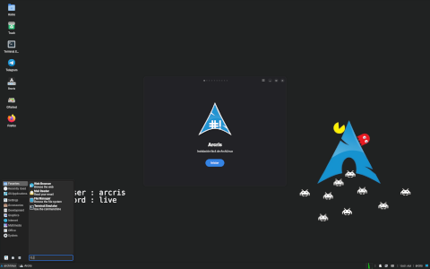 Arcris desktop screenshot: Distribution overview