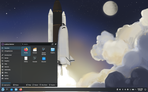 Asahi desktop screenshot: Distribution overview