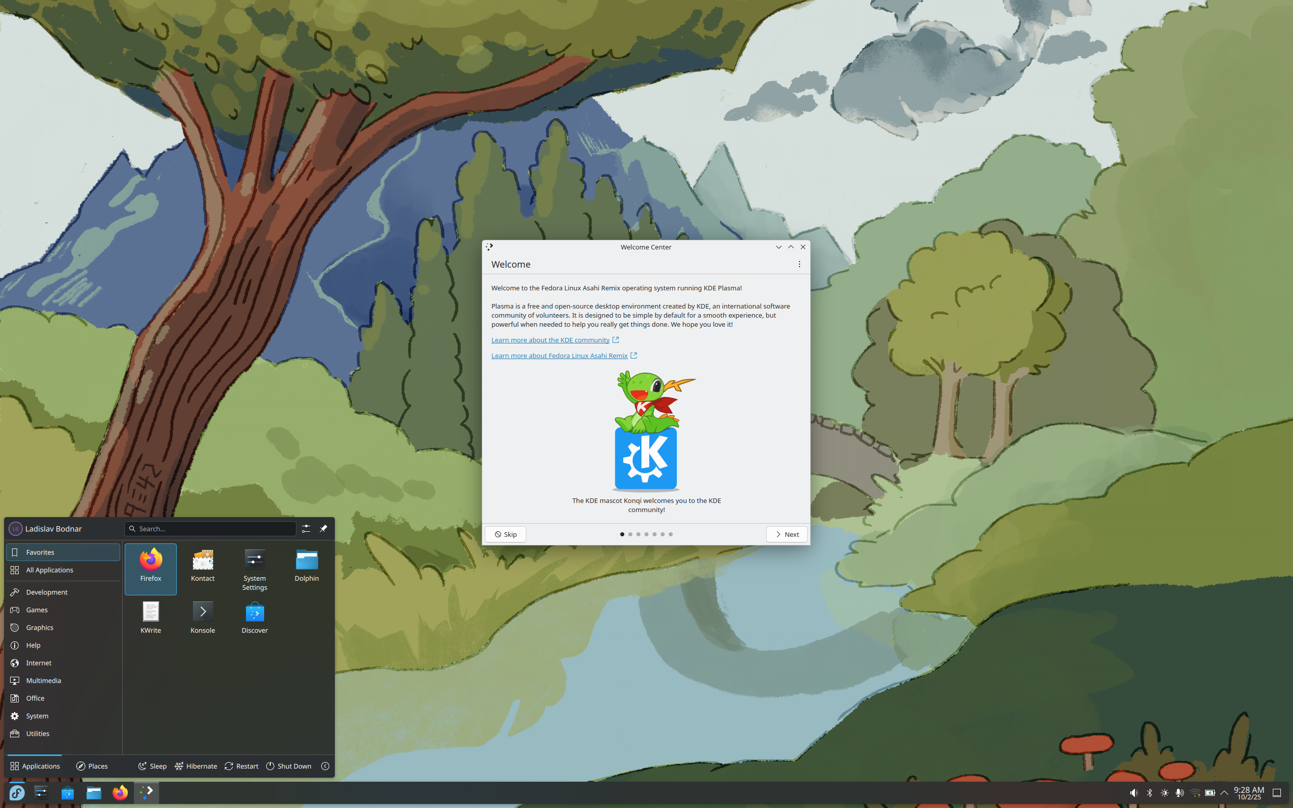 Asahi desktop screenshot: 42