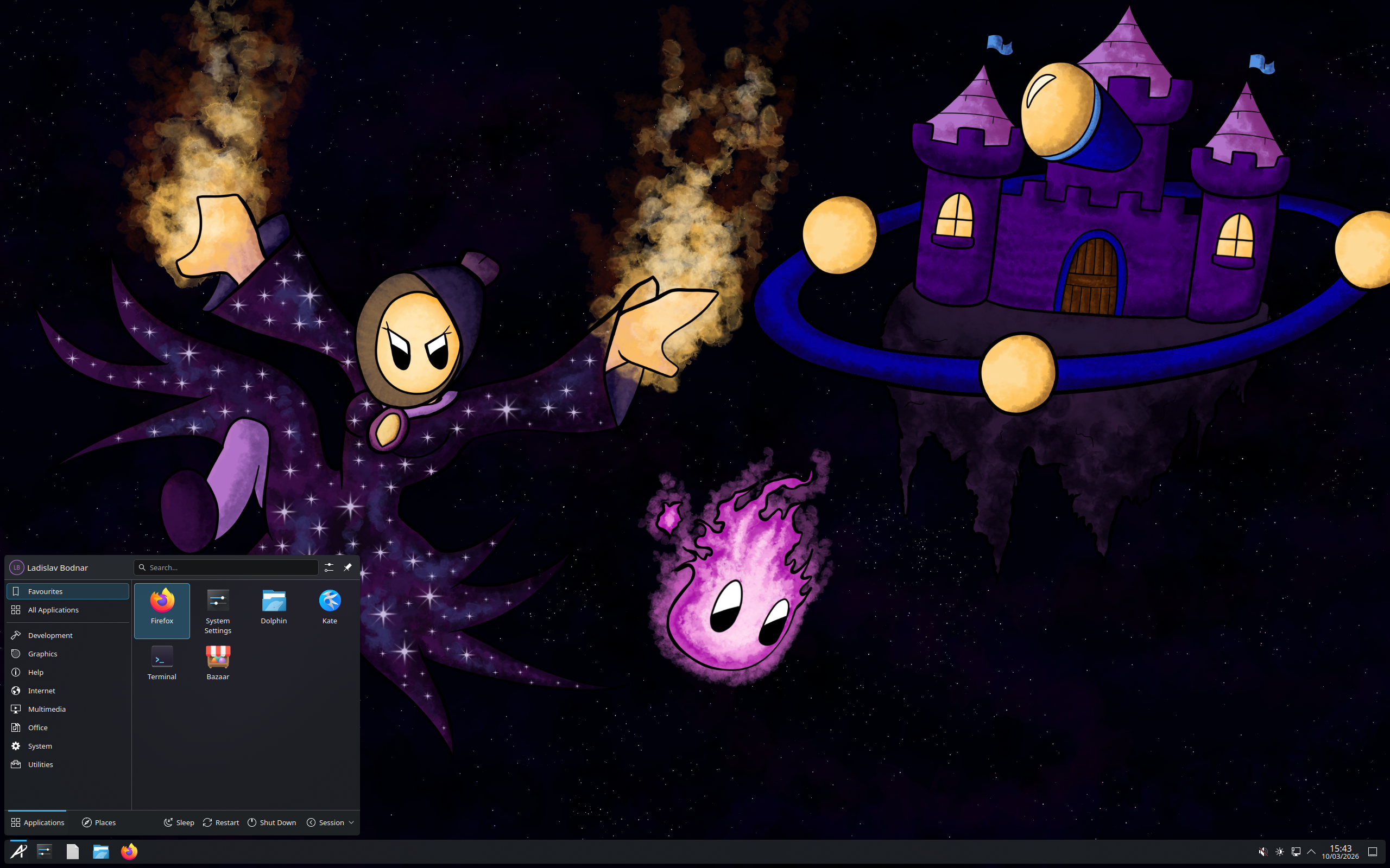 Aurora desktop screenshot: 43.20260310
