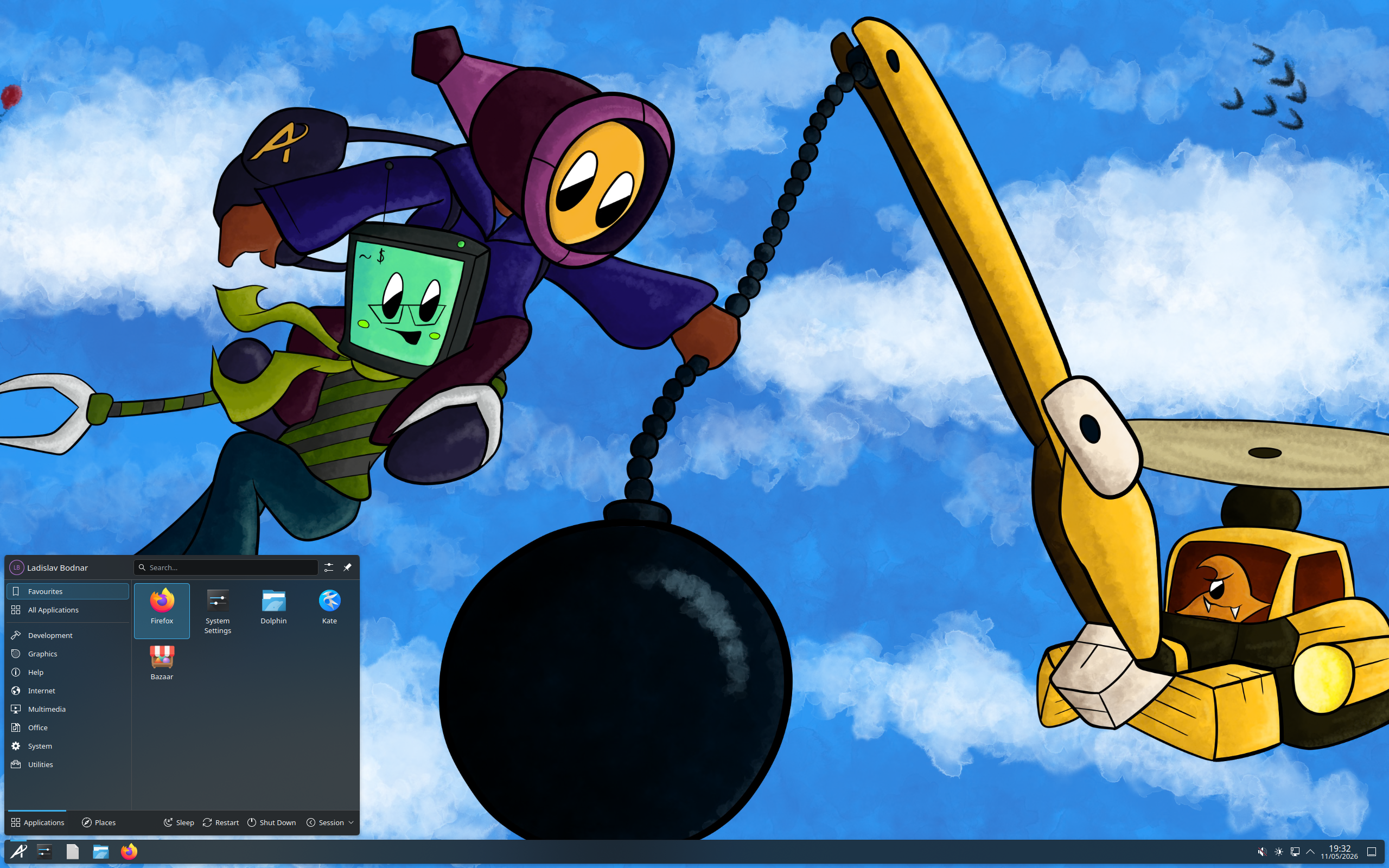 Aurora desktop screenshot: 44.20260511