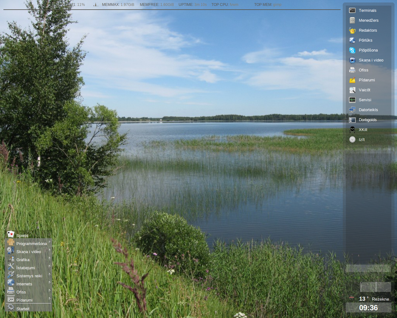 AUSTRUMI desktop screenshot: 2.2.9
