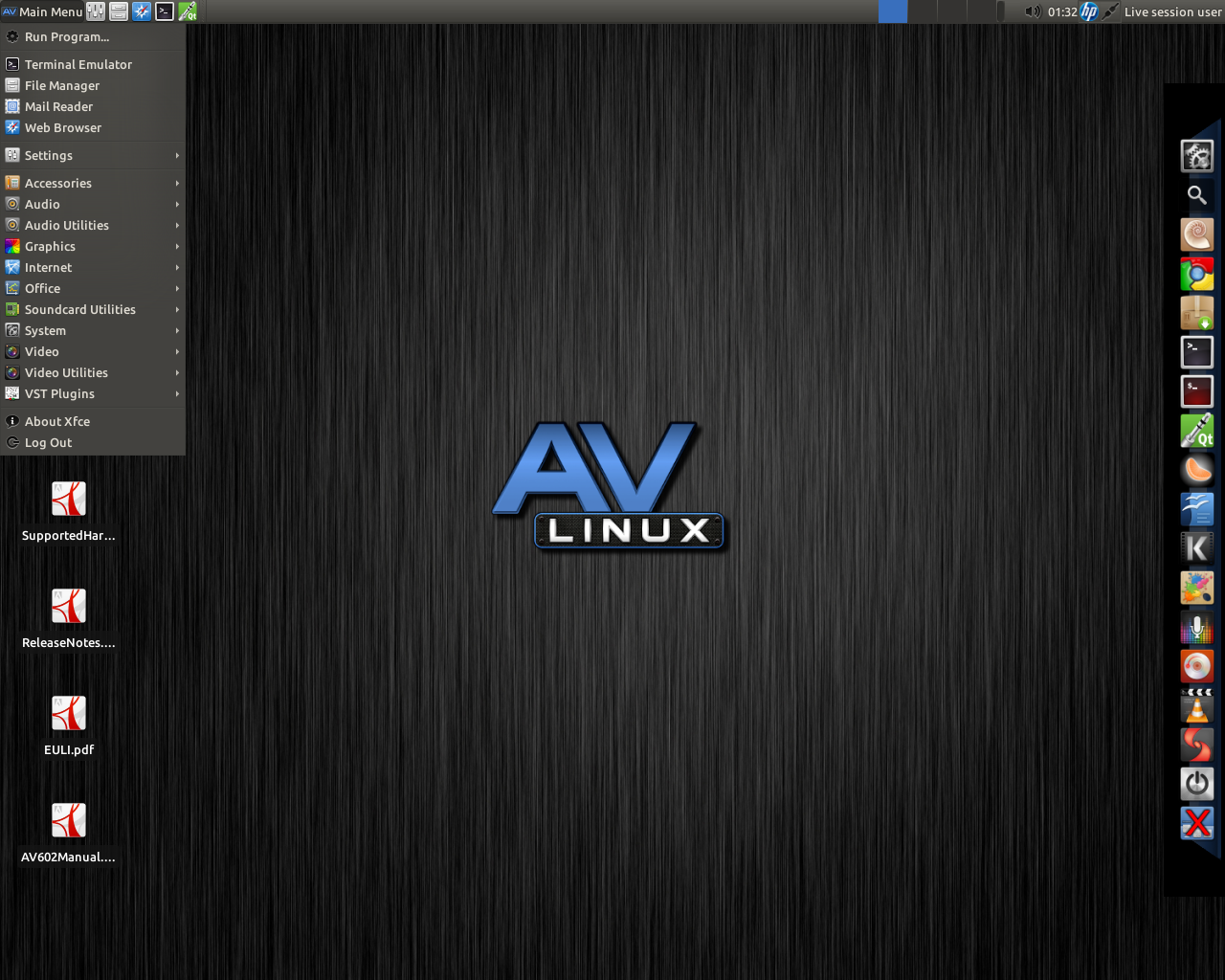 AV Linux desktop screenshot: 6.0.2