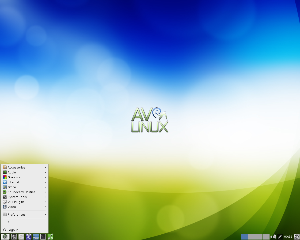 AV Linux desktop screenshot: 6.0