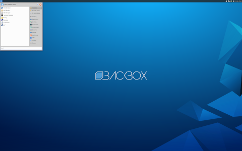 BackBox desktop screenshot: Distribution overview
