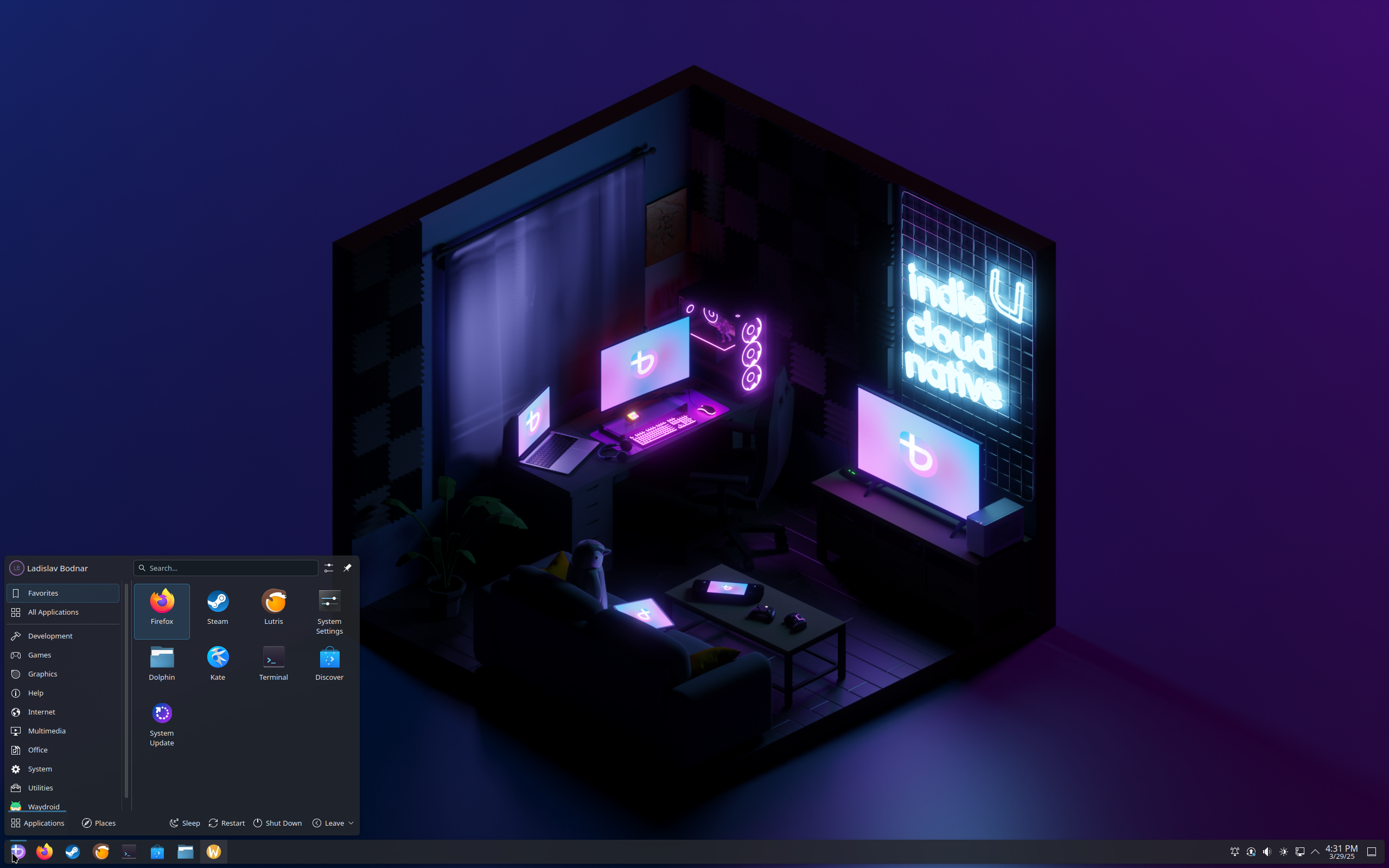 Bazzite desktop screenshot: 41