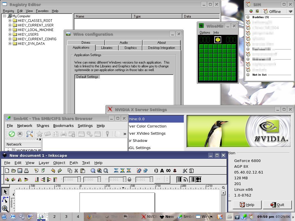 Berry desktop screenshot: 0.72 misc
