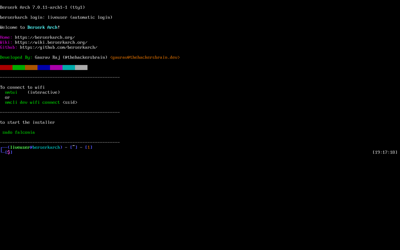 Berserk Arch desktop screenshot: 2026.06.07