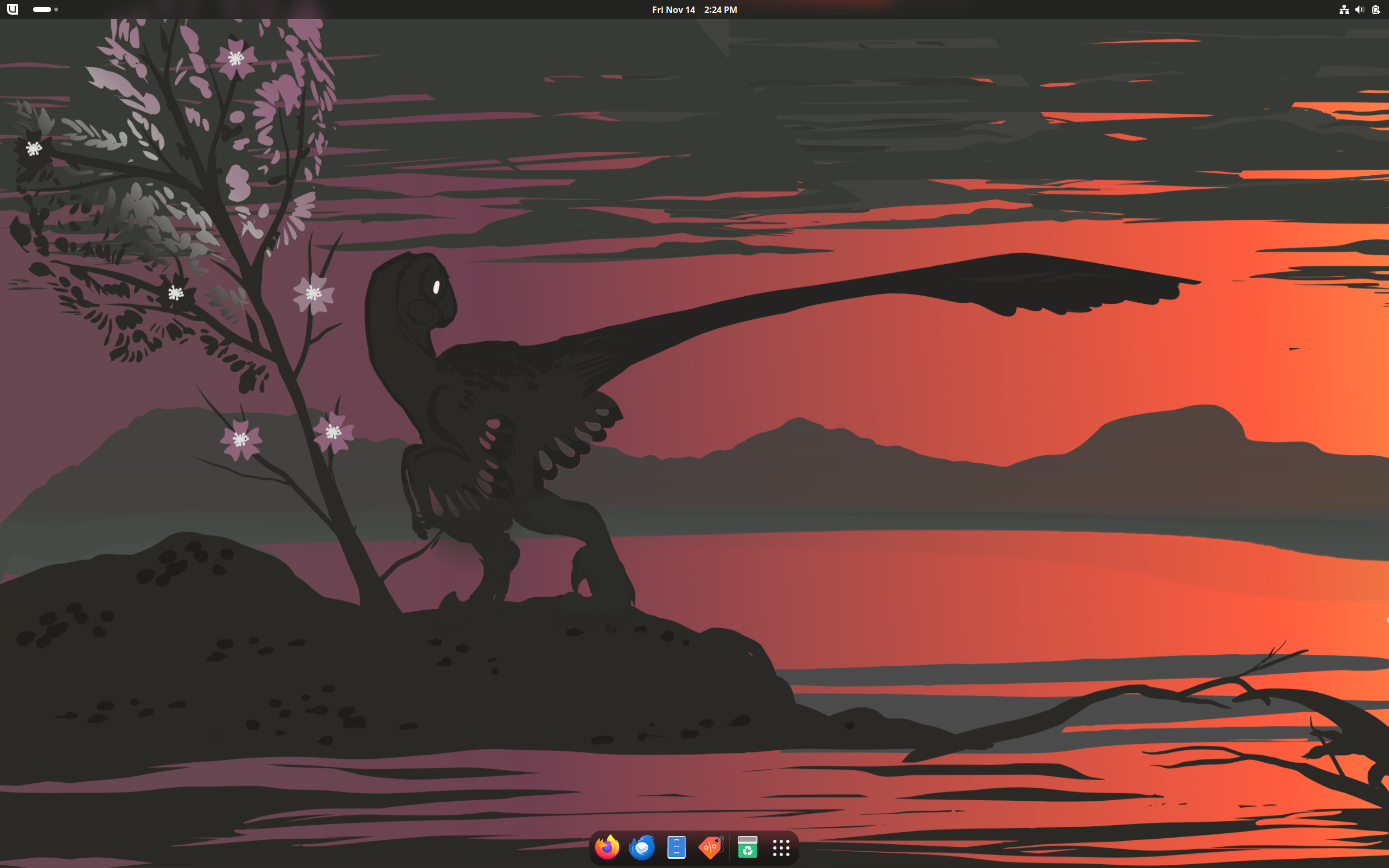 Bluefin desktop screenshot: 10.b73a589