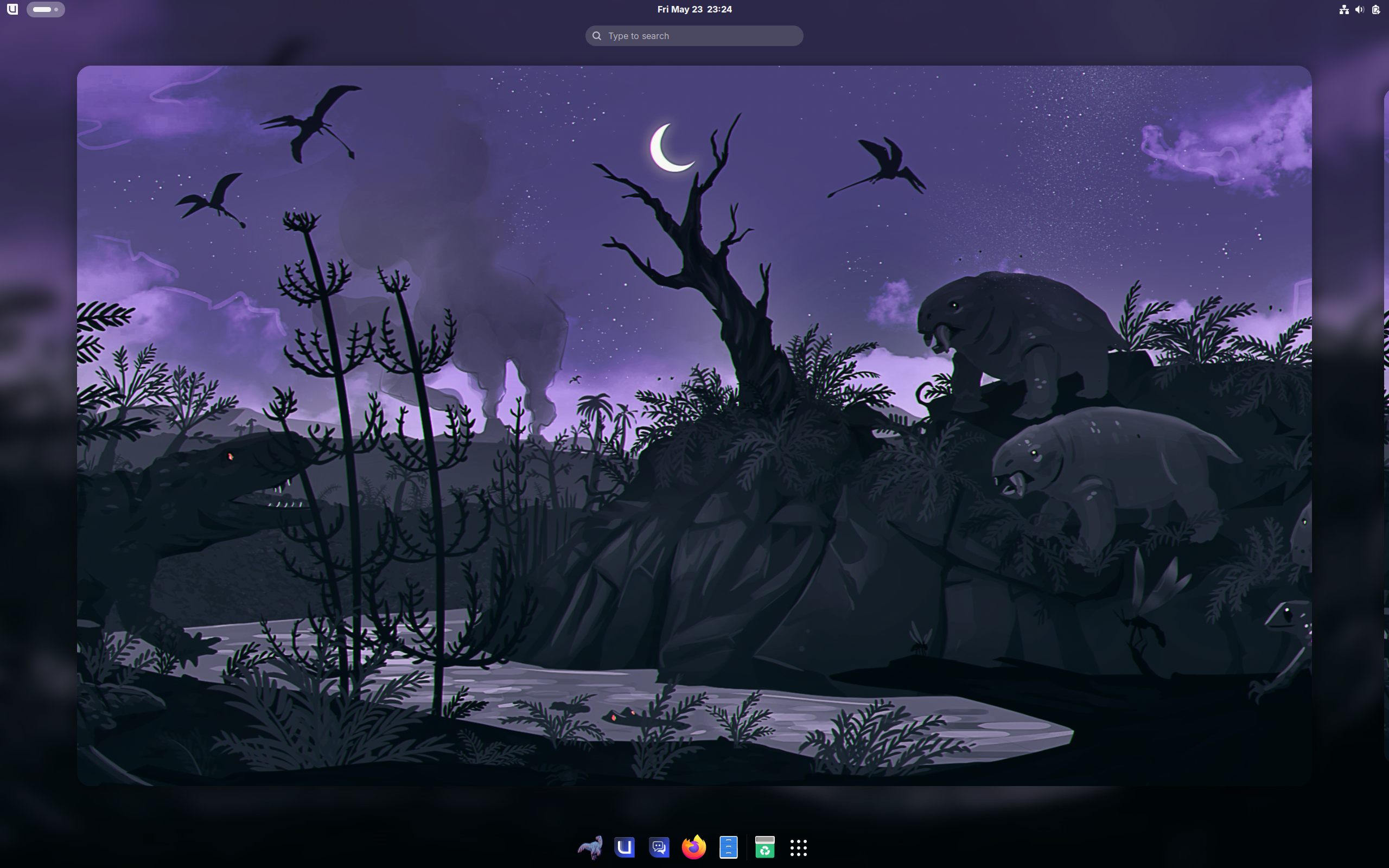 Bluefin desktop screenshot: 41.20250518