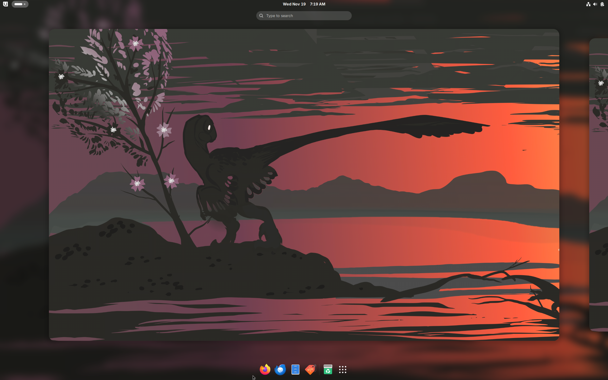 Bluefin desktop screenshot: 43.20251119