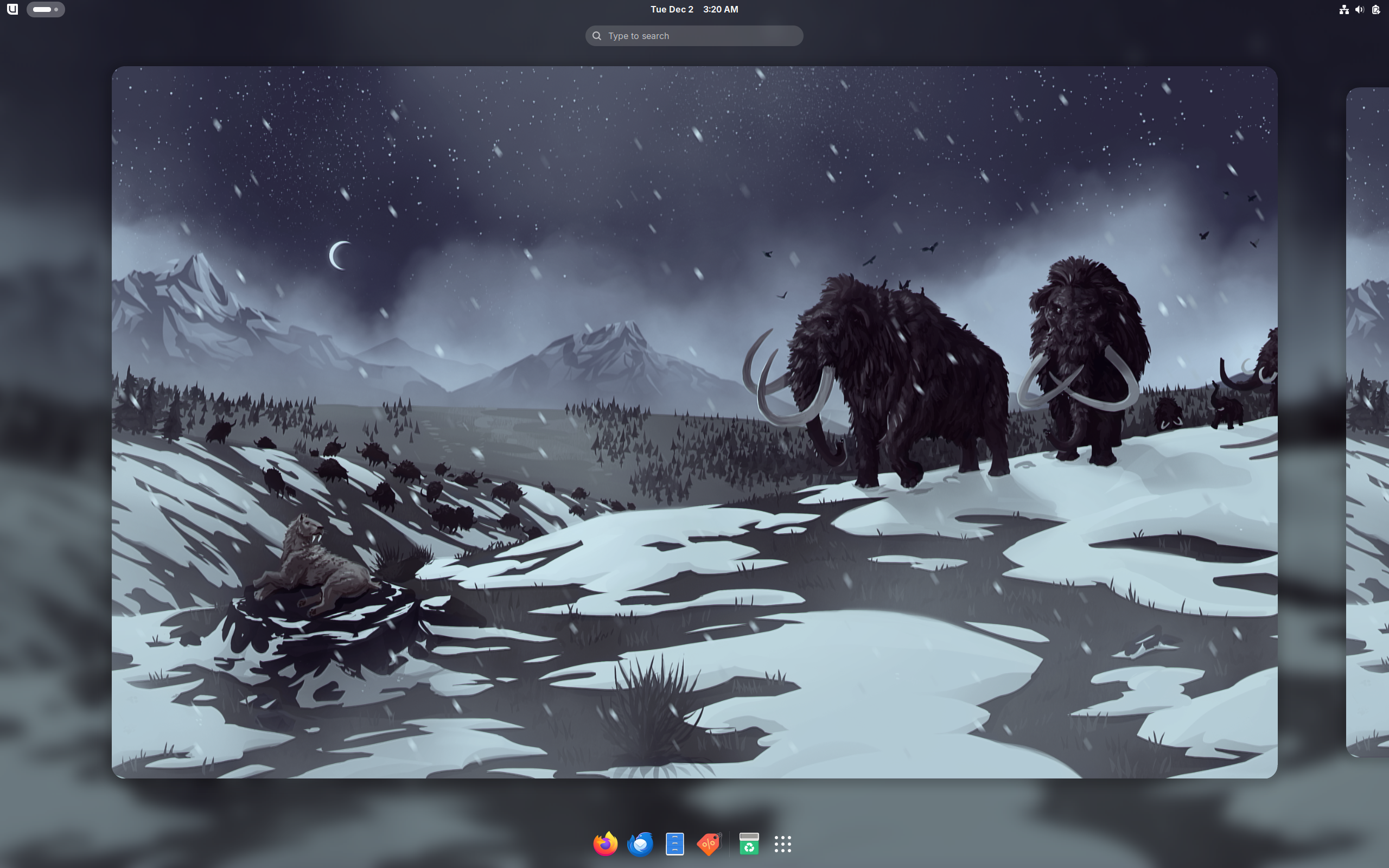 Bluefin desktop screenshot: 43.20251202