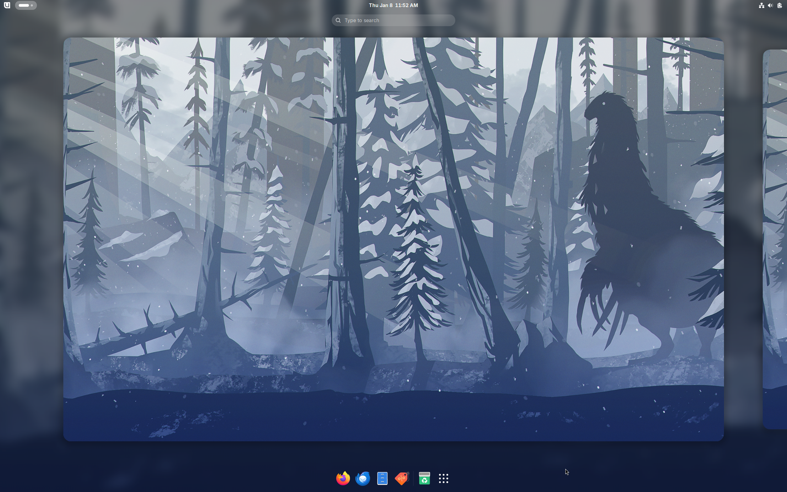 Bluefin desktop screenshot: 43.20260106