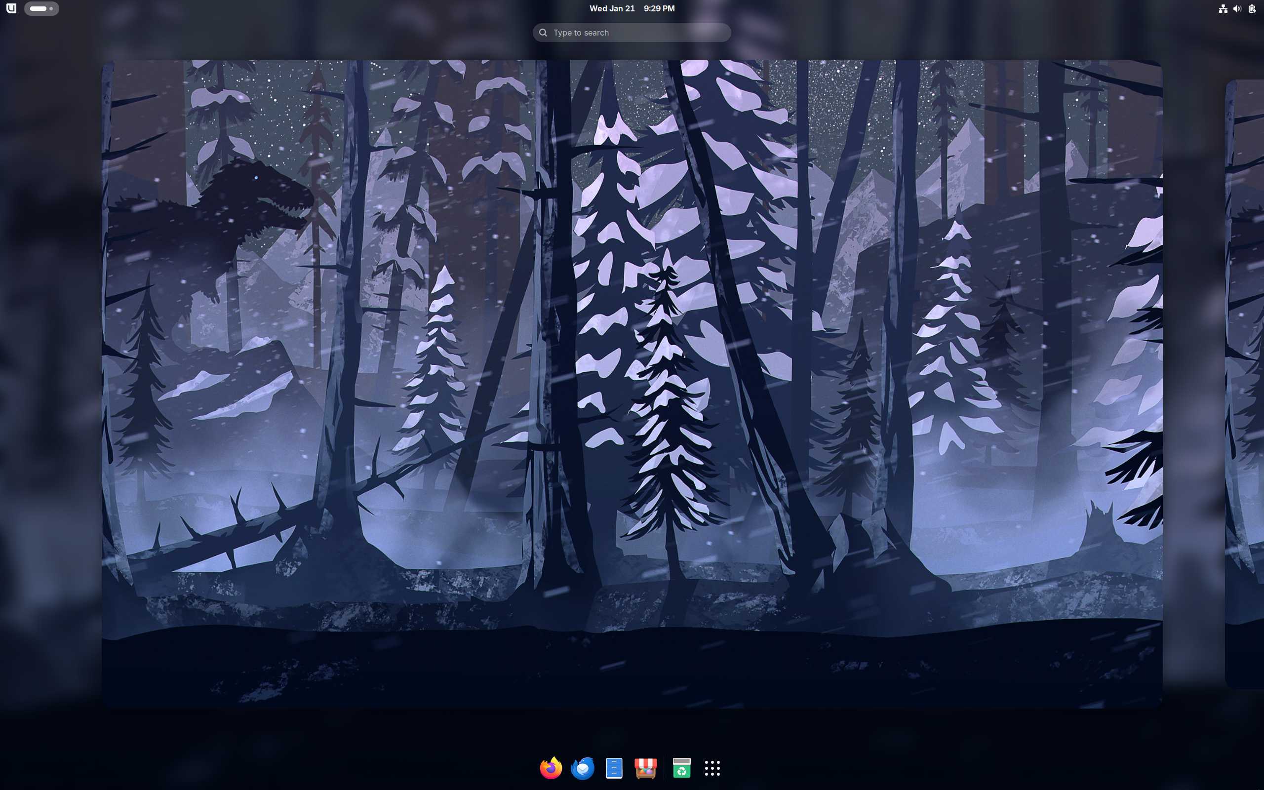 Bluefin desktop screenshot: 43.20260120