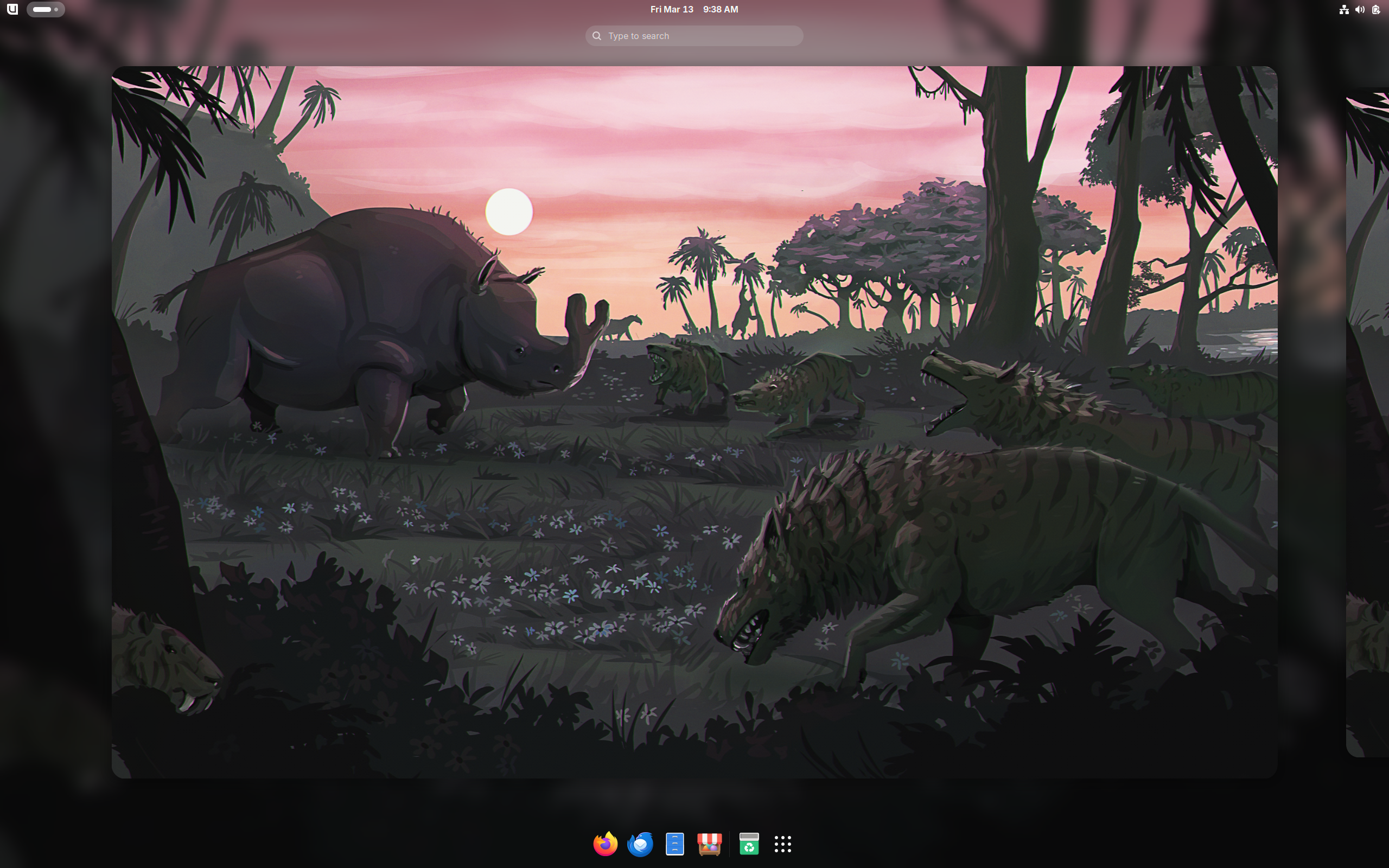 Bluefin desktop screenshot: 43.20260312