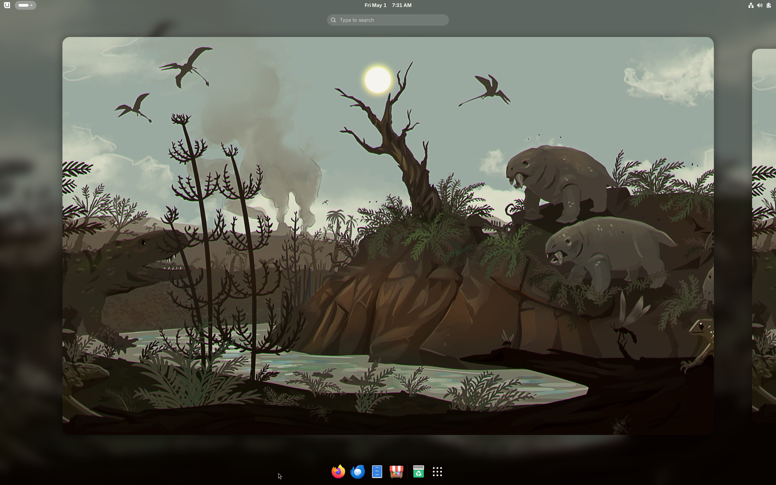 Bluefin desktop screenshot: 43.20260501