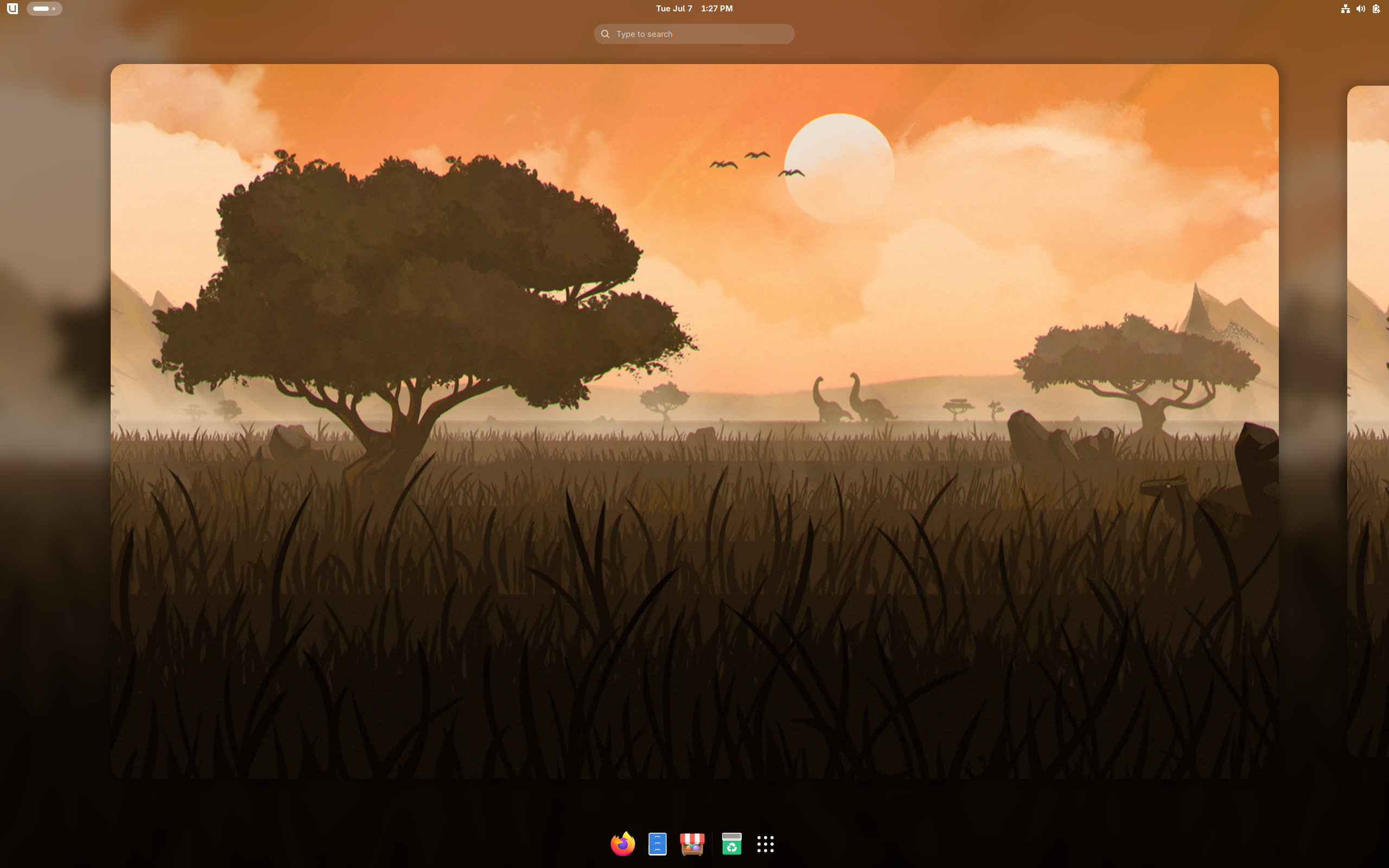 Bluefin desktop screenshot: 44.20260707 gnome