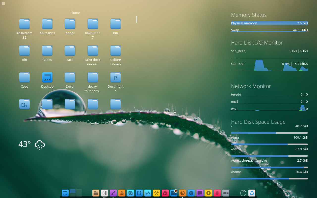 Bluestar desktop screenshot: 4.14.3