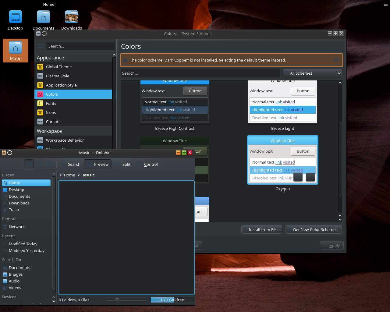 Bluestar desktop screenshot: 5.3.6 theme