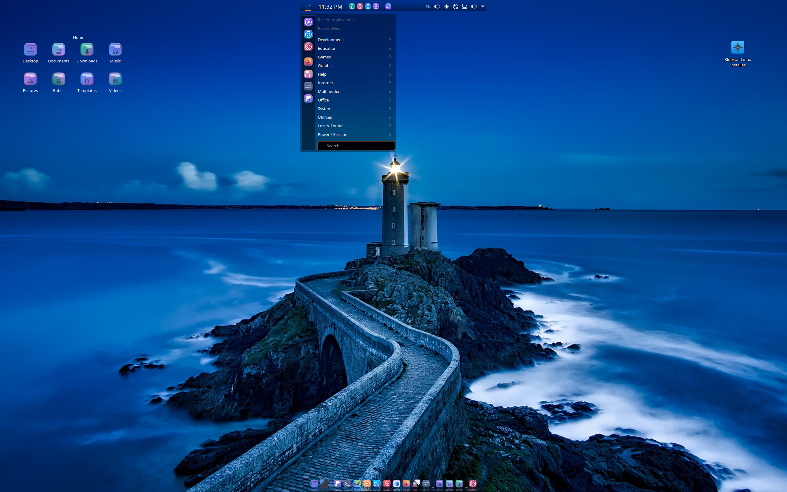 Bluestar desktop screenshot: 6.15.1