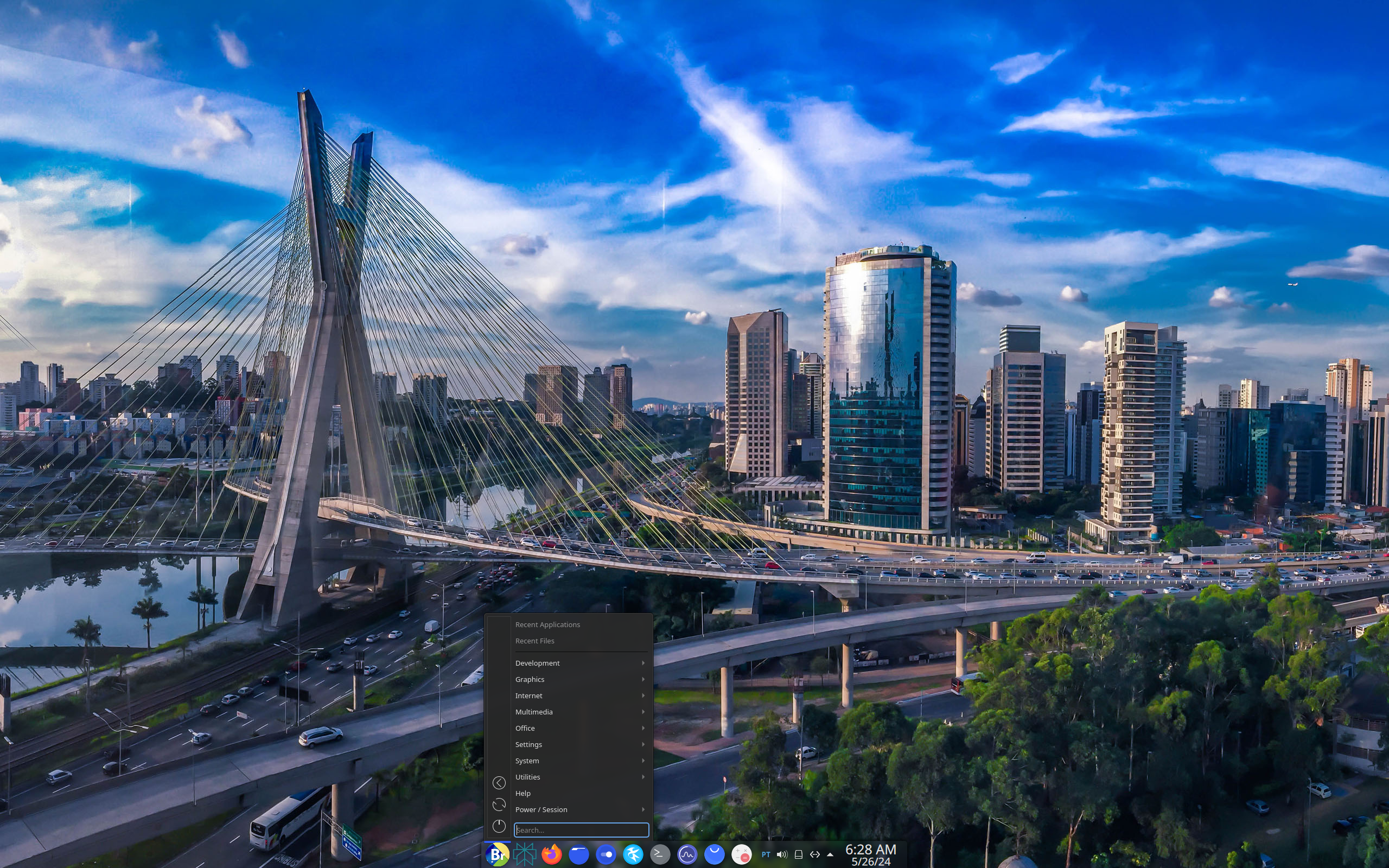 Br OS desktop screenshot: 12.5