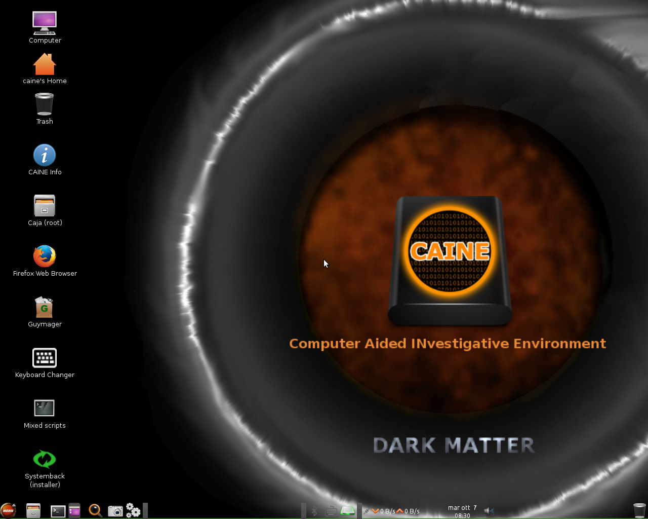 CAINE desktop screenshot: 6.0
