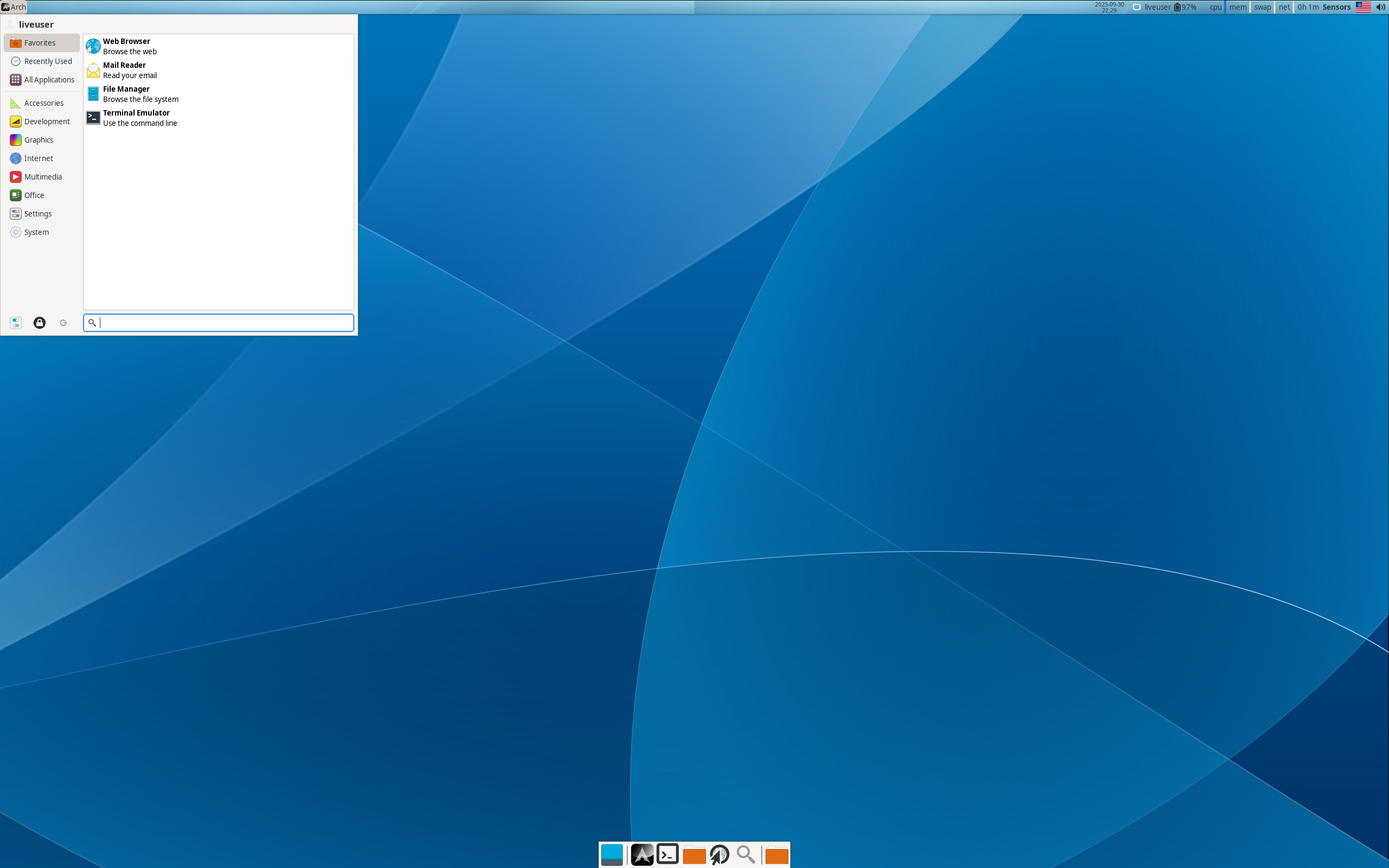 Calam desktop screenshot: 2025 10