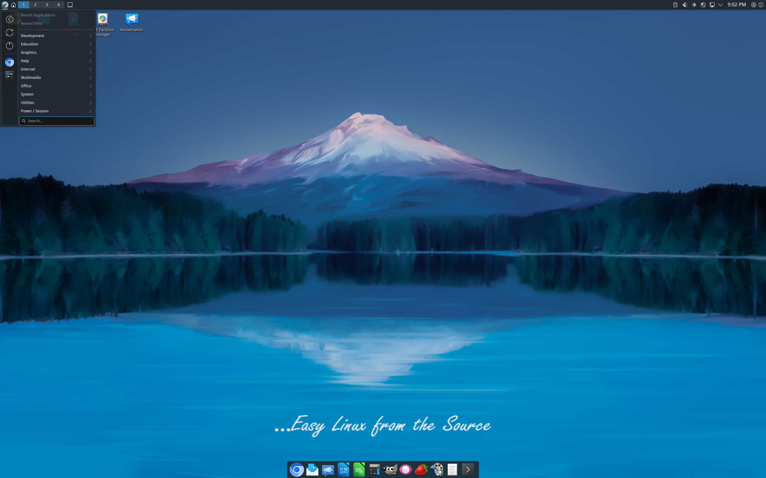 Calculate desktop screenshot: 20260803 kde