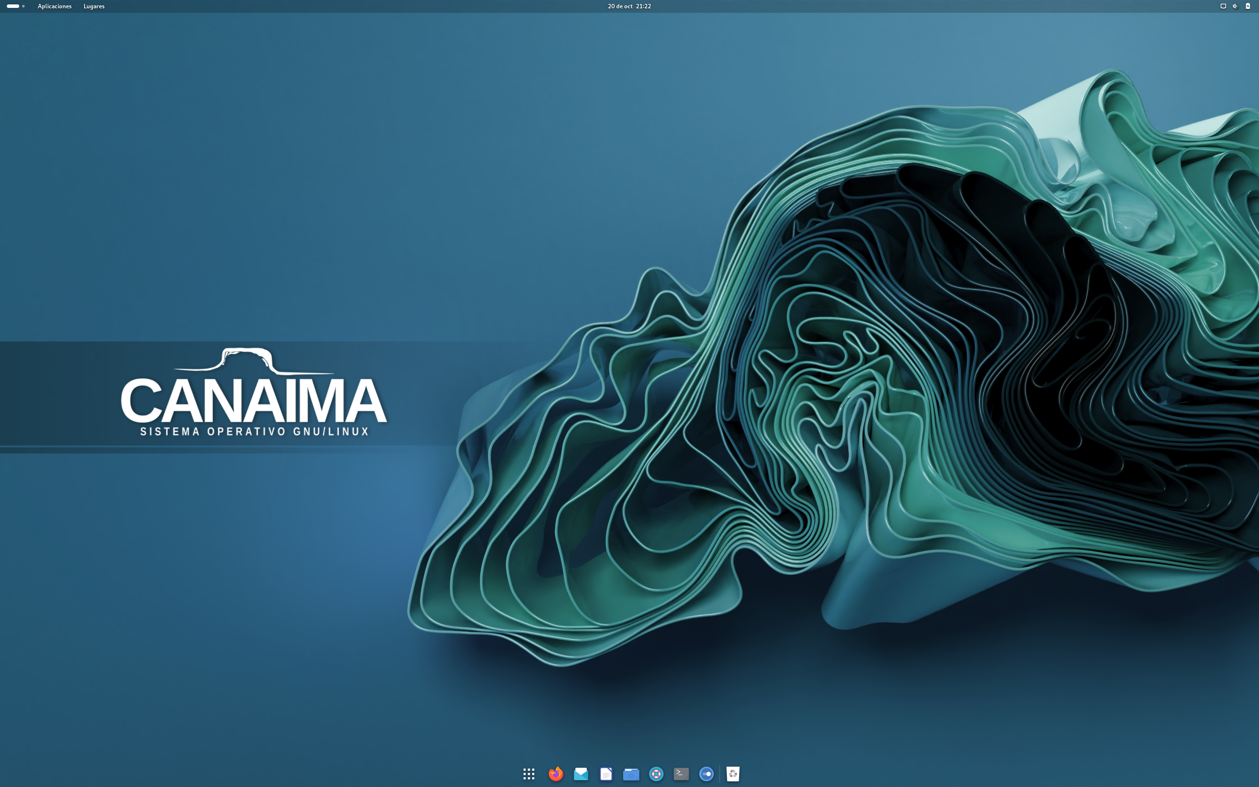 Canaima desktop screenshot: 8.0