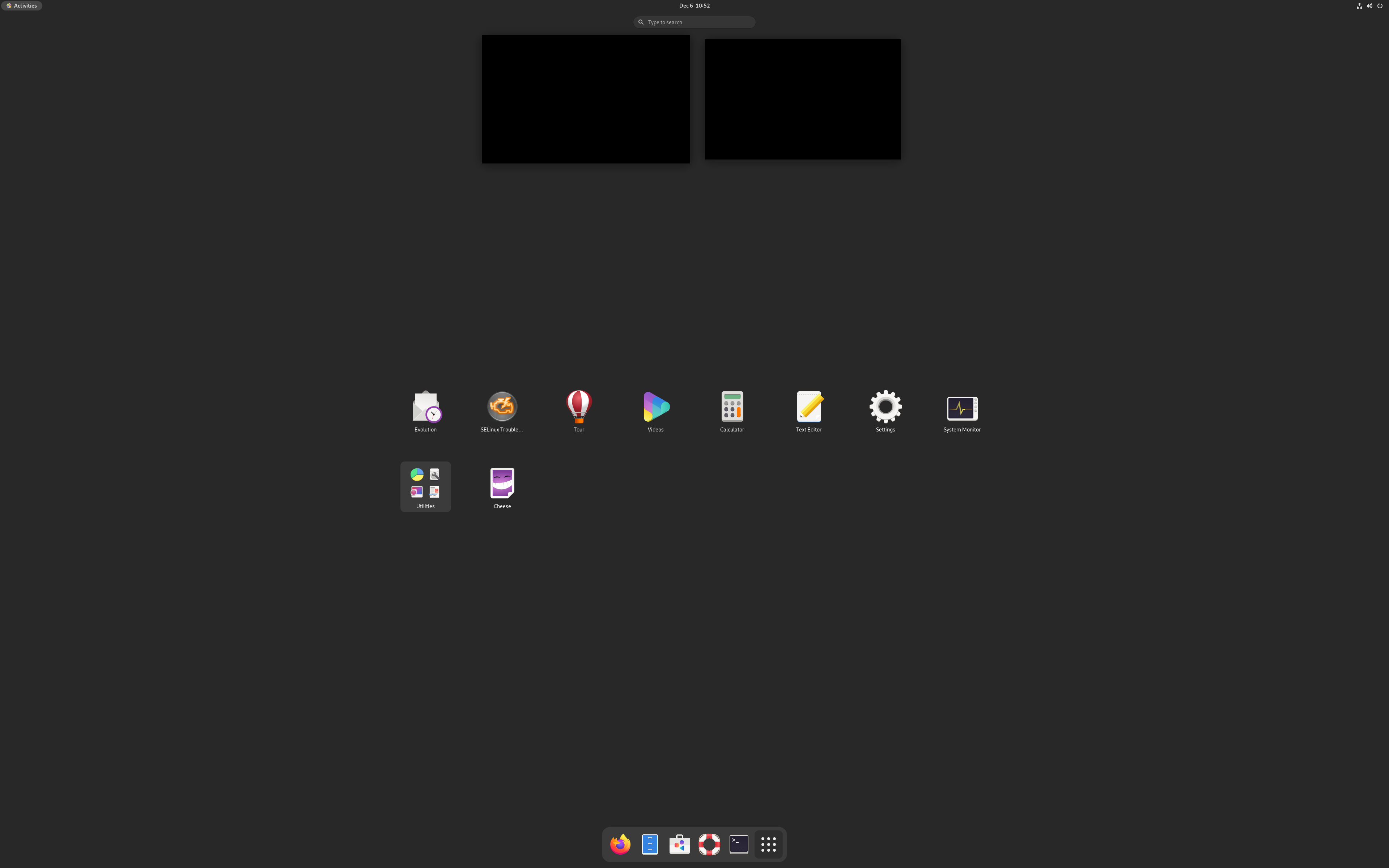 CentOS desktop screenshot: 9