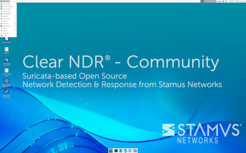 Clear NDR desktop screenshot: Distribution overview