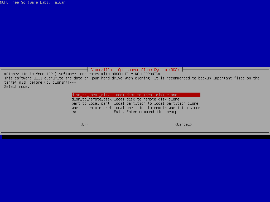 Clonezilla desktop screenshot: 1.2.12 37