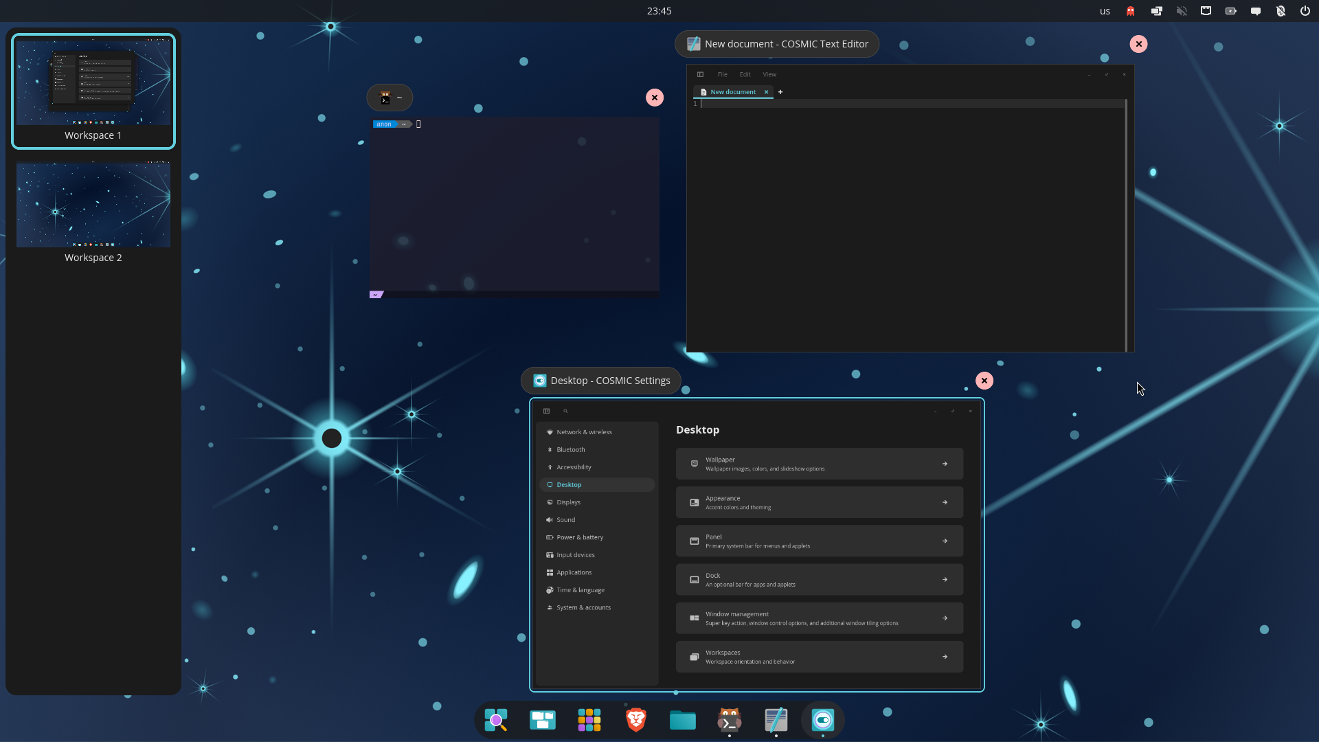 d77void desktop screenshot: 2026 overview