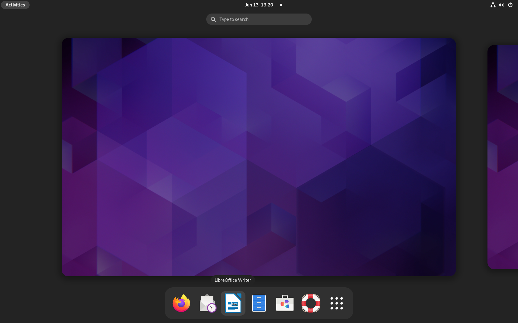 Debian desktop screenshot: 12 dark