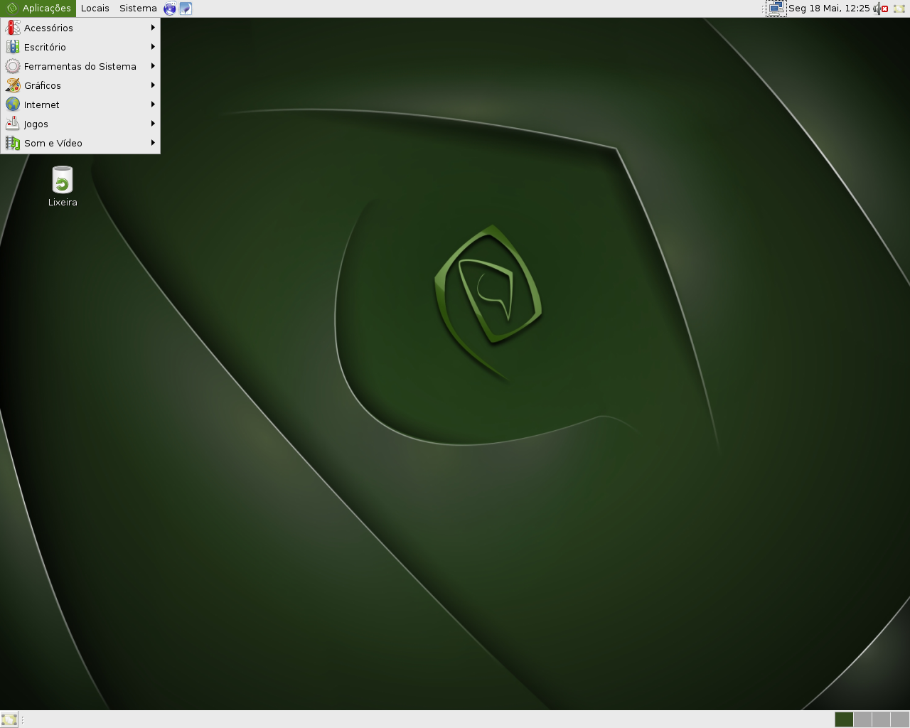 Debian desktop screenshot: 5.0.1 brdesktop