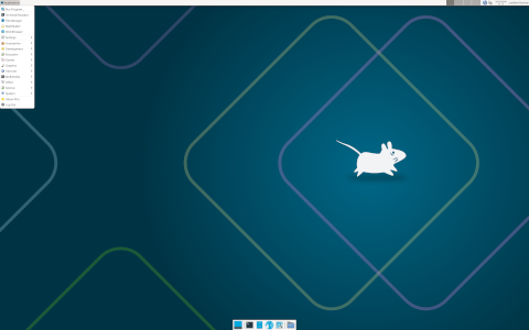 Debian Edu desktop screenshot: Distribution overview