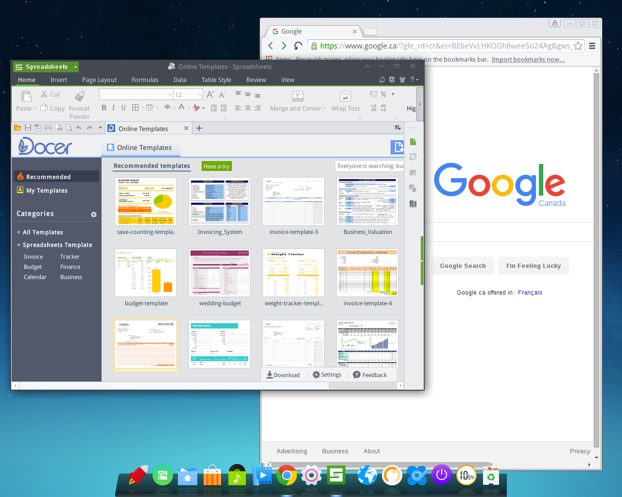 deepin desktop screenshot: 15 apps