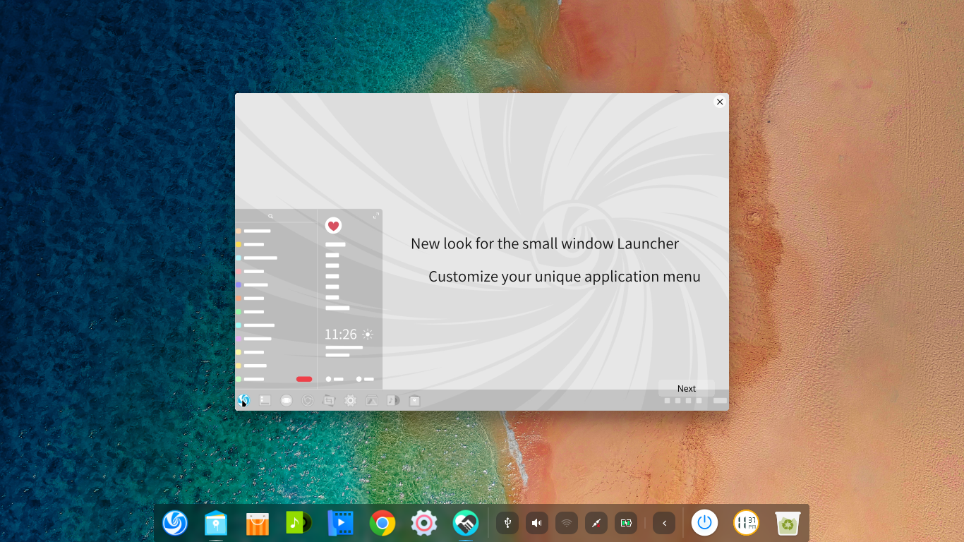 deepin desktop screenshot: 15.11 deepin intro video