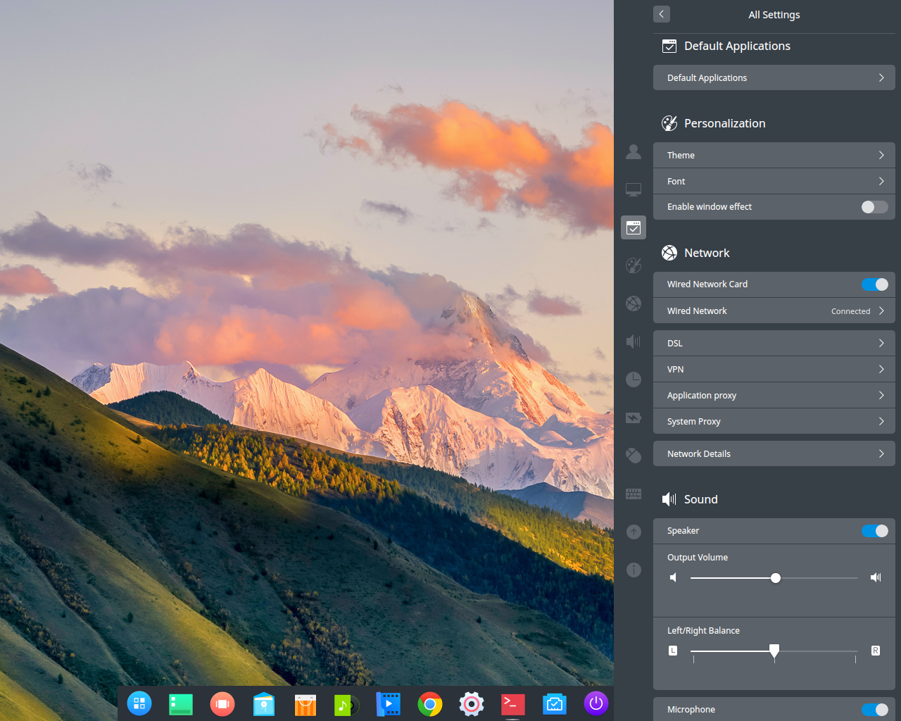 deepin desktop screenshot: 15.6